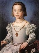 BRONZINO, Agnolo Bia, The Illegitimate Daughter of Cosimo I de  Medici oil painting